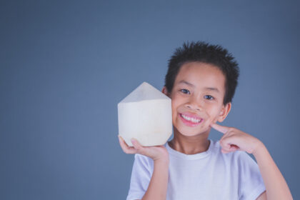 Did you know that milk and rice help children grow well?