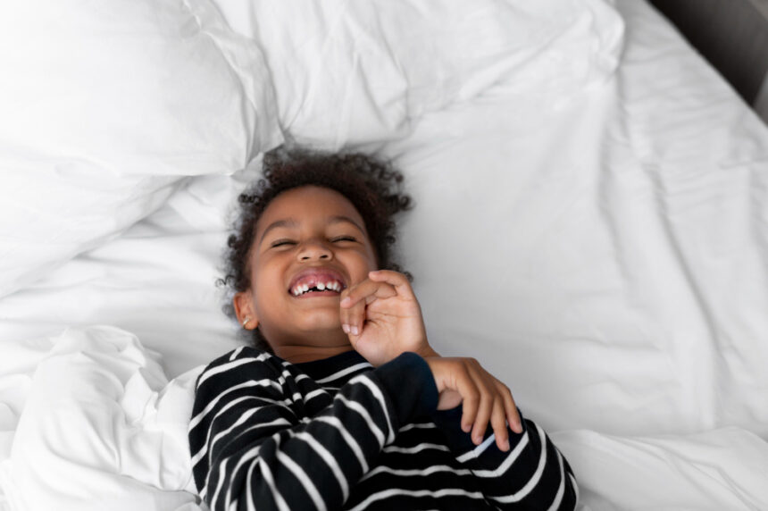 I know the reasons why children smile when they sleep